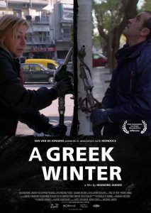 Affiche Griekse winter